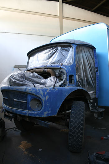 Mercedes Benz Fahrerhaus Restaurierung
